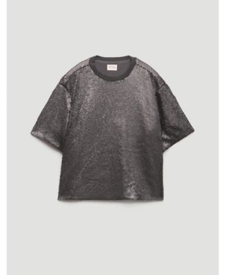 Women's Holly Matte Sequin T-Shirt