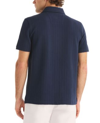 Men's Seersucker Short-Sleeve Shirt