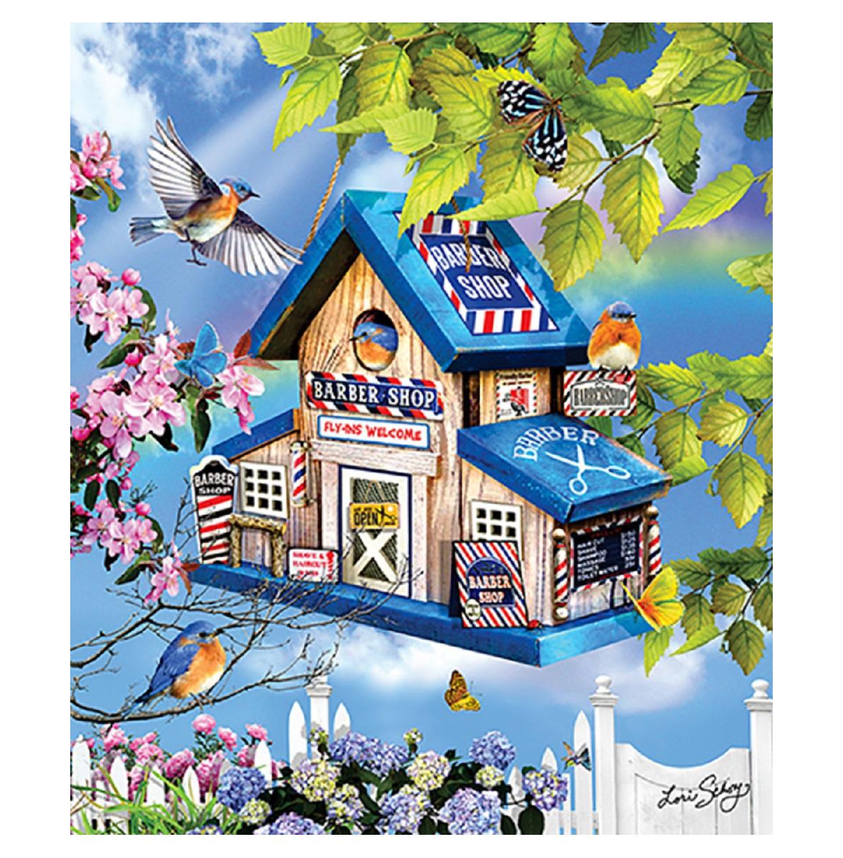 SunsOut Barber Shop 550 piece Jigsaw Puzzle for Adults