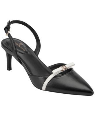 Women's Pracen Bow Slingback Kitten Heel Pumps