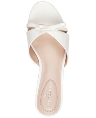 Women's Rissie Bow Low Kitten Heel Dress Sandals