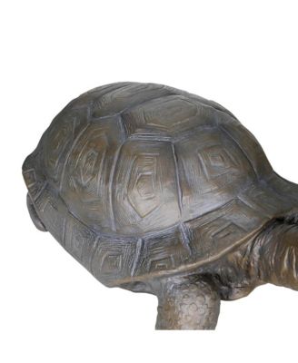 Turtle Statue for Garden - 29.5"x15.7"x11.8" Concrete Outdoor Figurine for Yard, Patio Decor & Gardening Gift