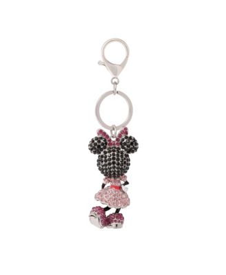 Minnie Mouse Crystal Pave Bag Charm Keychain – Officially Licensed