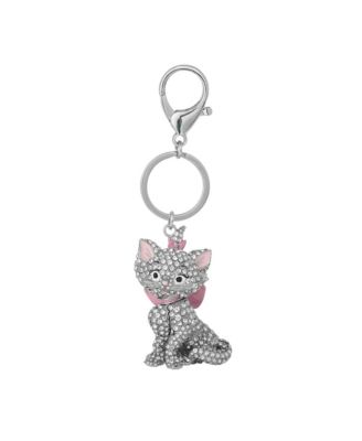 Aristocats Marie Crystal Pav&eacute; Bag Charm Keychain – Officially Licensed