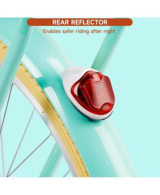 26-Inch Low Step Cruiser Bike with Passenger Seat & Dual Brakes, Free Bottle Holder