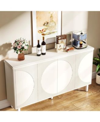 Buffet Cabinet Sideboard with Storage, 59.4-Inch