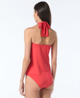 Women's Cross-Over Pull-On Tankini Swim Top