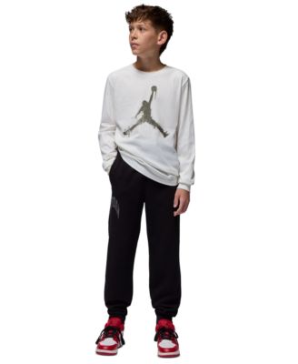 Boys' 8-20 Jumpman Drips Long-Sleeve T-Shirt