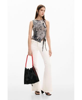 Women's Medium embossed backpack