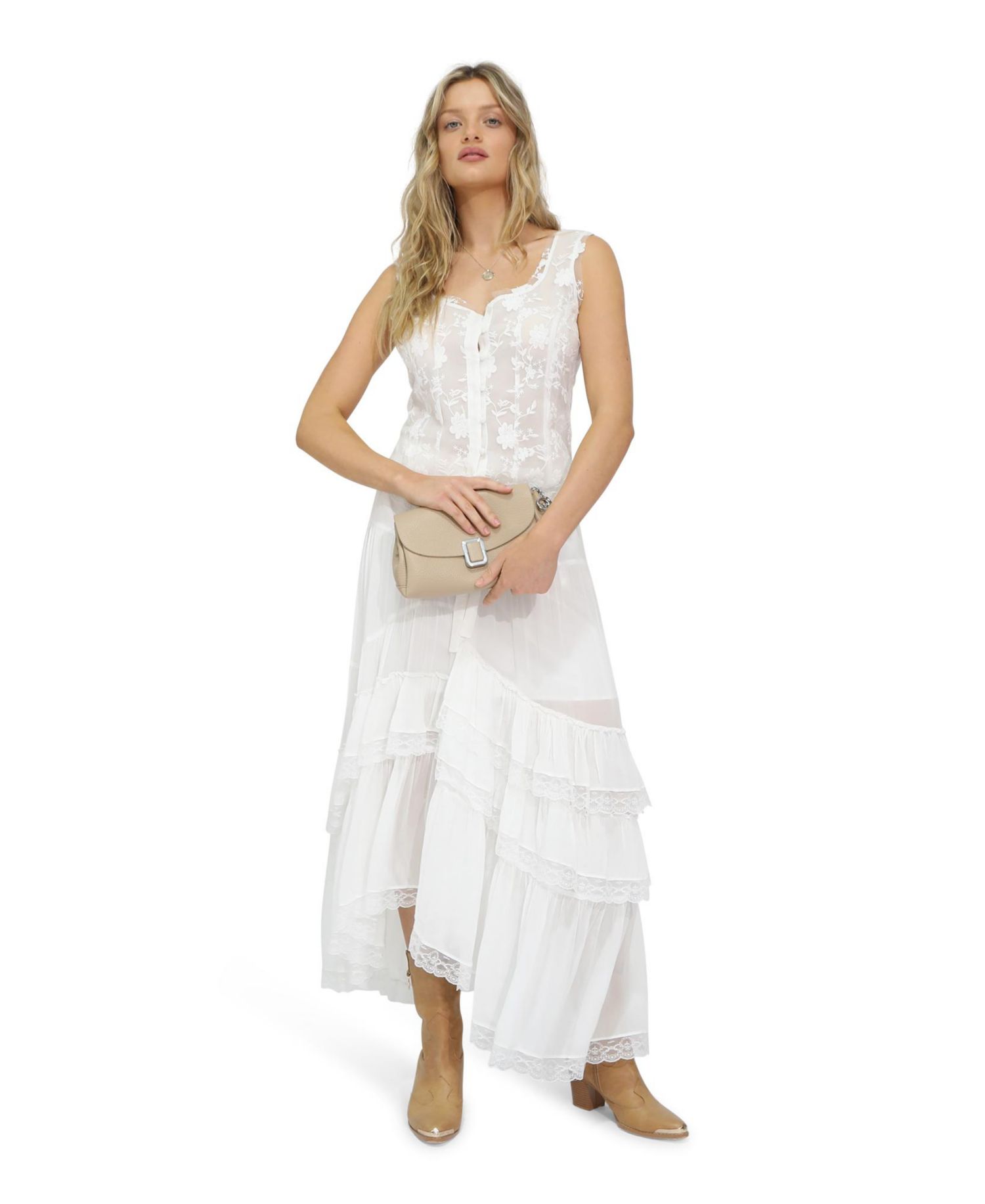 Women's Future Lover Lace Button Up Blouse
