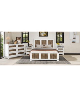 Wooden Platform Queen Bed with Plywood Slats
