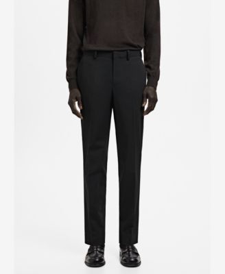 Men's Stretch Fabric Super Slim-Fit Suit Pants