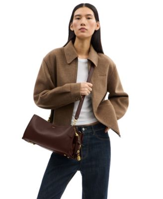 COACH Rogue Medium Leather Shoulder Bag 34 - Macy's