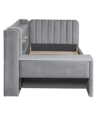 Upholstered Daybed with Drawers & Storage