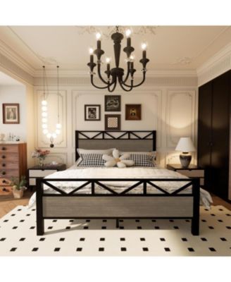 Full Size Bed Frame, Easy Assembly