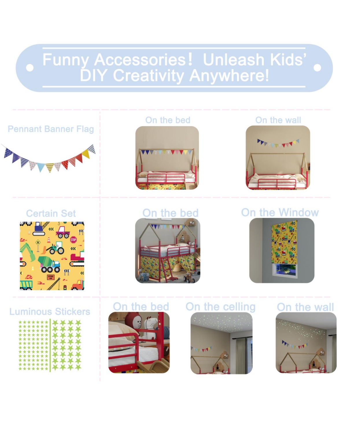 Streamdale Furniture Jack Metal Twin Loft Bed w/ Slide & Curtain - Super Hero Gold/Red