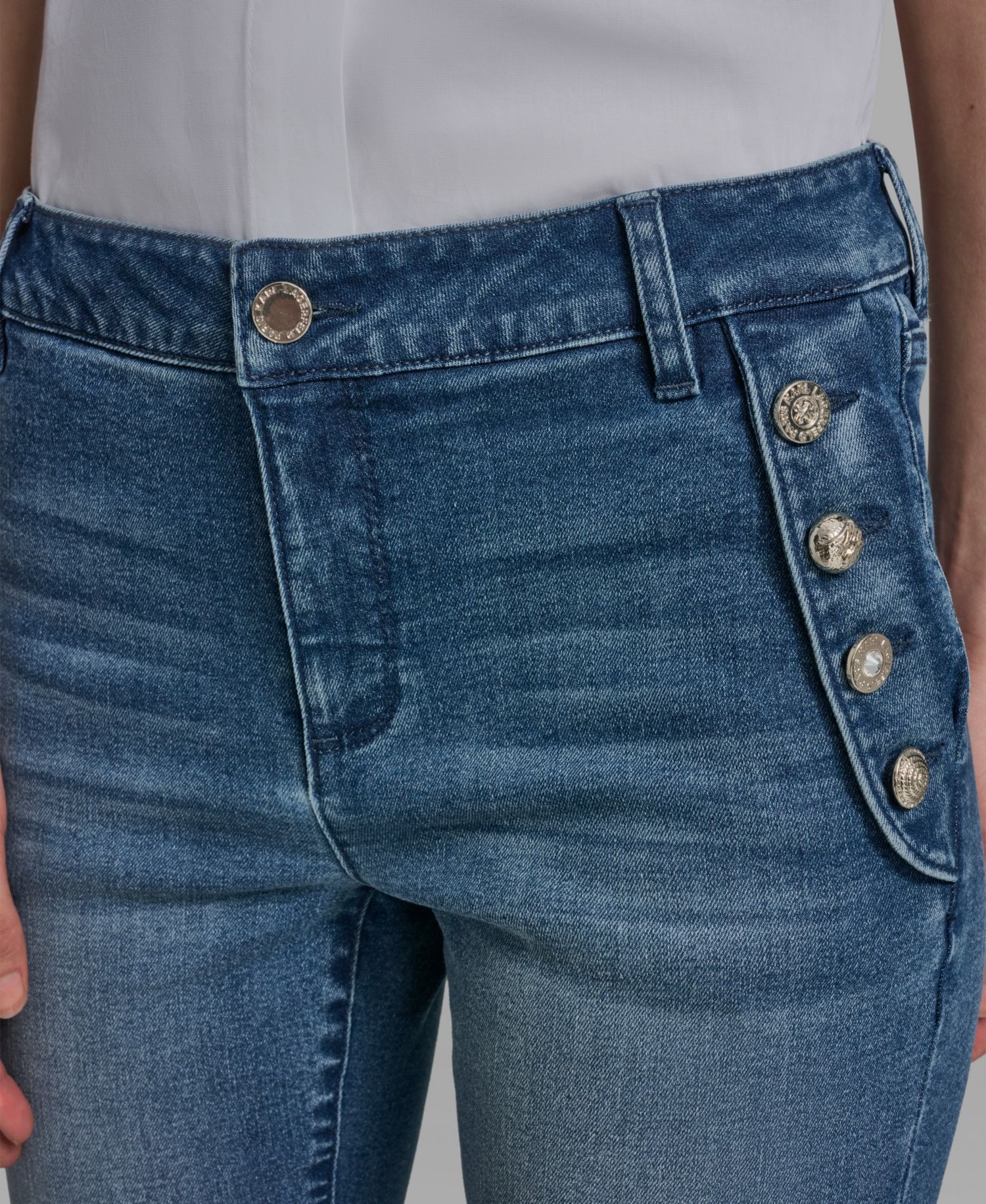 Women's Mid-Rise Sailor Flare Jeans
