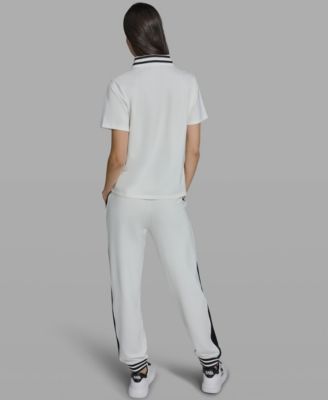 Women's Choupette Knit Collared Polo Top