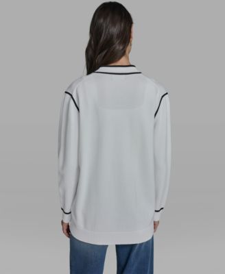 Women's Long-Sleeve Varsity Cardigan