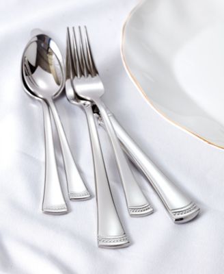 Portola 65 Pc Flatware Set, Service for 12 