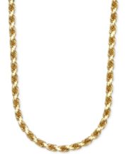 14K Gold Rope Chain Shop Gold Rope Chain Macy s