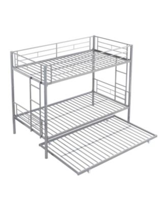 Metal bunk bed with Trundle