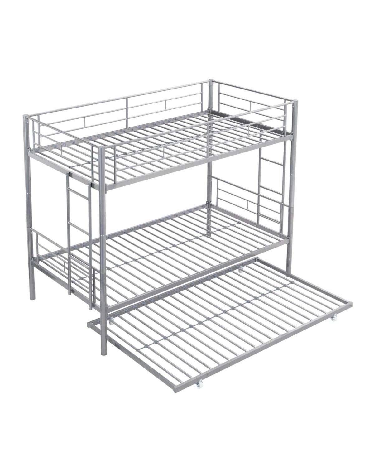 Streamdale Furniture Metal Bunk Bed with trundle