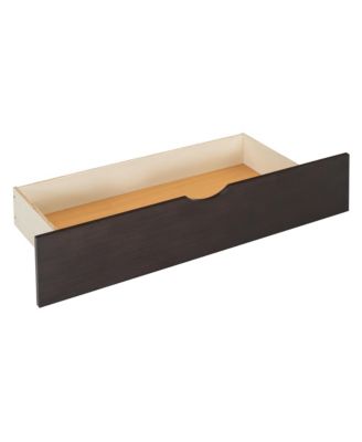 Wooden Platform Bed with Trundle and 2 Drawers