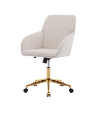 Luxurious Ergonomic Office Chair with Gold Base for Comfort and Style