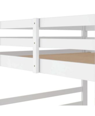  Full Over Full Bunk Bed with Ladder