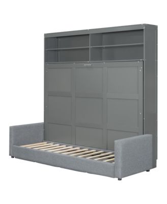 Queen Size Murphy Bed Wall Bed with Sofa