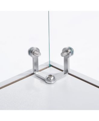 + 4-Tier + Glass + Locks & Acrylic Shelves + Display Cabinet