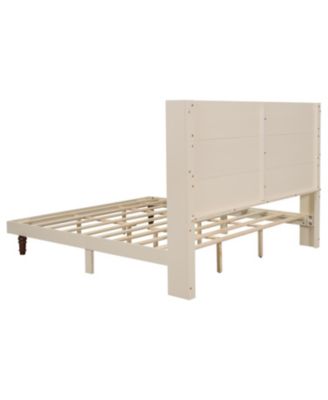 Streamdale Elegant High Headboard Bed 54" Tall, King Size