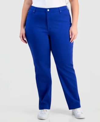 Plus Size Lexington High-Rise Straight-Leg Jeans