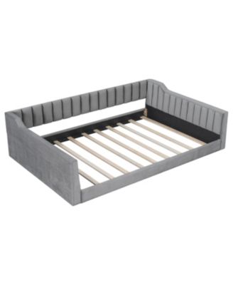  Full XL Size Upholstery Daybed and Side Storage Pocket