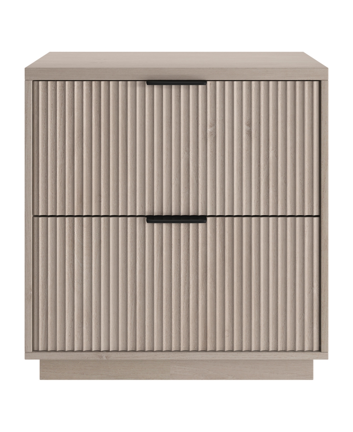 Hudson & Canal Yarden 24" Wide Rectangular Fluted Nightstand