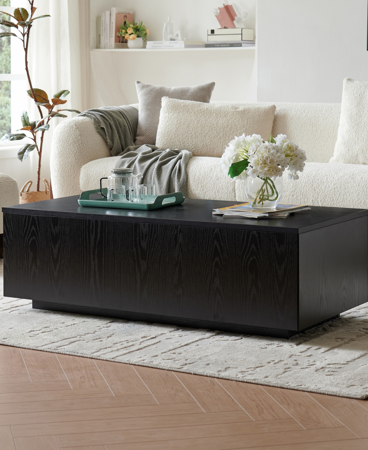 Hudson & Canal Paxton 48" Wide Rectangular Coffee Table