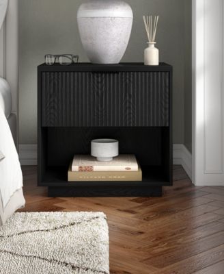 Karten 24" Wide Rectangular Fluted Nightstand