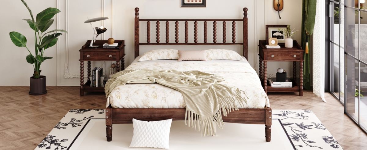 Streamdale Furniture Wood Platform Bed