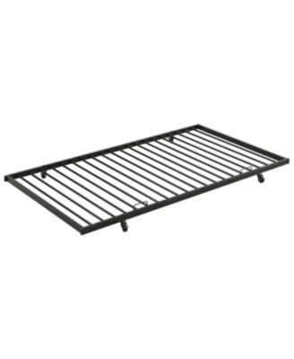 Full Over Full with trundle Metal Bunk Bed, No Box Spring Needed, Easy Assemble