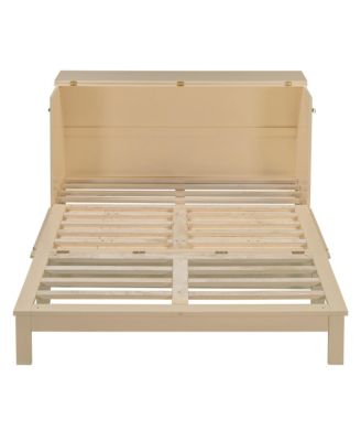 Queen Size Murphy Bed with Large Drawers