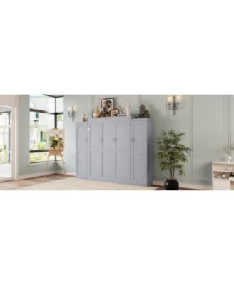 Murphy Bed with Wardrobes & Shelves