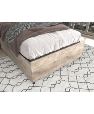 Twin Bed Frame Storage Headboard Charging Station