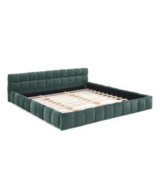 King Upholstered Platform Bed Frame