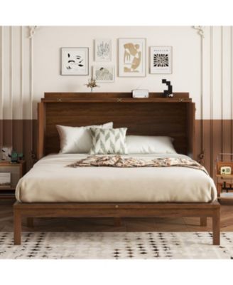 Queen Murphy Bed - Walnut