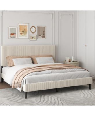 King Bed Frame Bandaged Headboard