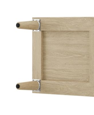 Rattan Buffet Cabinet - 70" 4-Door Sideboard