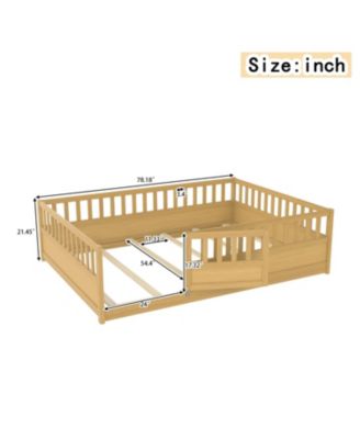 Streamdale Floor Bed with High Security Barrier & Door