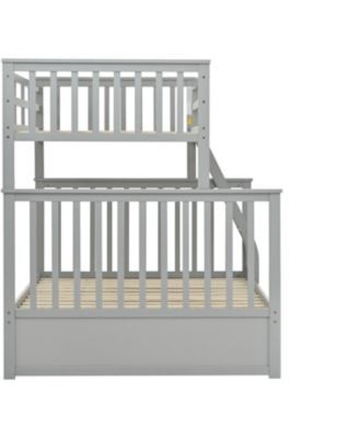 Twin Over Full Wooden Bunk Bed