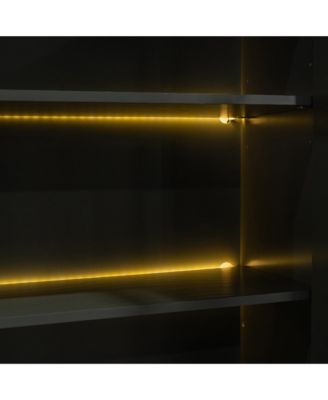 Full Size Murphy Bed Wall Bed with Sofa, Shelves USB & Light.